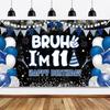 13th Birthday Party Decorations Banner for Boys Bruh I'm 13 Backdrop Funny Teenage Bday Banner Teen Boy 13th Birthday Decor 5.9x3.6ft Happy 13 Years