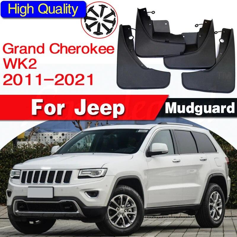 Mud Flaps For Jeep Grand Cherokee WK2 Mudguards Fender Mud Flap Splash Guards Mud Flaps Mudguards Car Accessories Front Rear