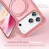 For iPhone 17 Pro Case Compatible with MagSafe Kickstand TPU+PC Shockproof Phone Back Cover