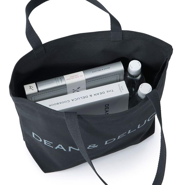 Сумка-тоут Dean Deluca Эко и однотонная, Черная, Размер S/L, Сумка, Женская Мужская,