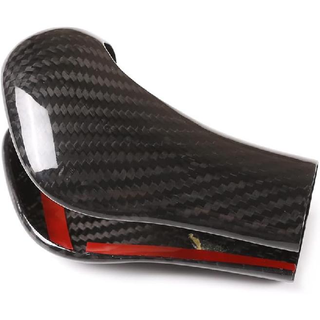 Real Carbon Fiber Source Manufacturer Automotive Interior Accessories Center Console Gear Shift Knob Decorative Protective Cover for Porsche