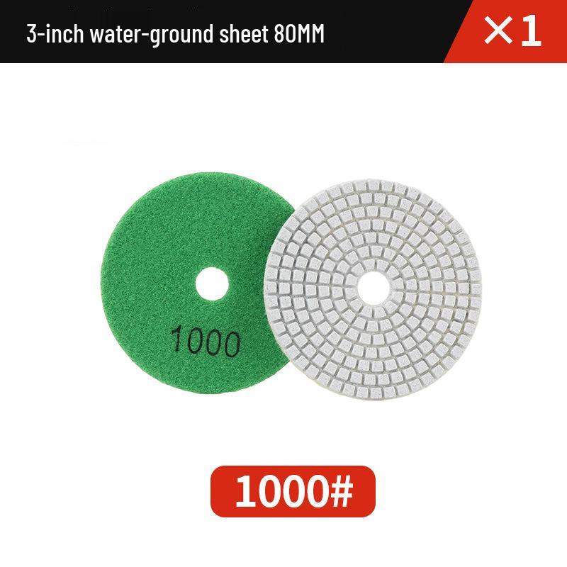 3/4 inch Wet Stone Polishing Pad for Marble, Granite, Quartz - Angle Grinder Compatible (100mm)