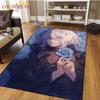 Коврик Vanitas с принтом аниме, напольные коврики, ковер-вампир для спальни, гостиной, вентилятор, подарки, домашний декор