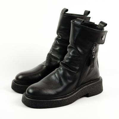 Ботинки зимние 907242 36 Черные кожа