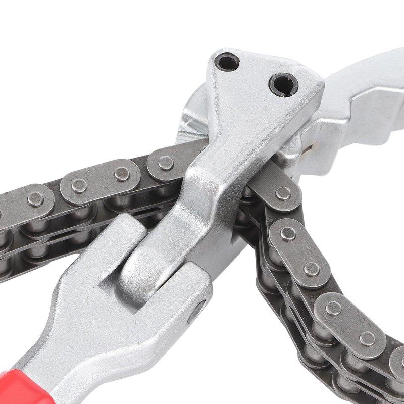 Auto Handle Tools Chain Type Oil Filter Wrench Spanner 13.8in Long Handle Ergonomic Auto Car Repairing Tool Oil Filter Spanner
