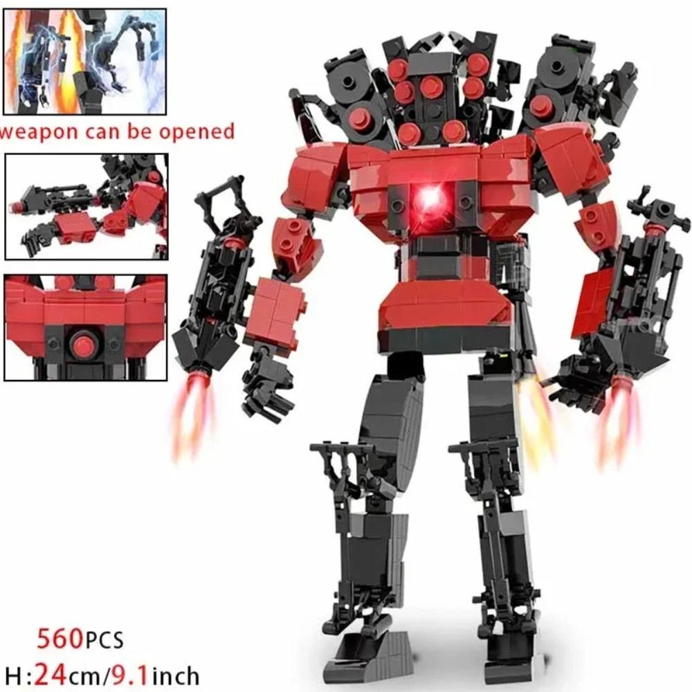 Moc Skibidi Туалет Фигурки Модель Строительные Блоки Camerman Titan Speakerman Surveillance Man TVMan Мальчики Игрушки Для Детей Подарки