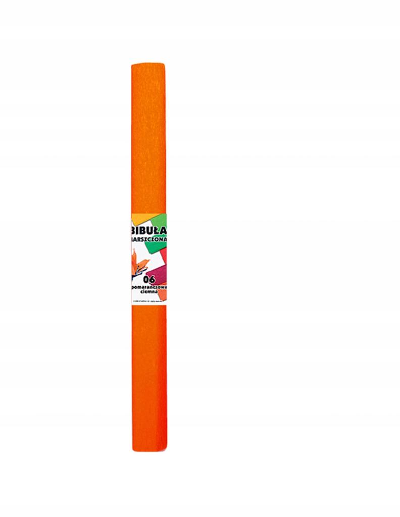 Orange school crepe paper 50 x 200 cm