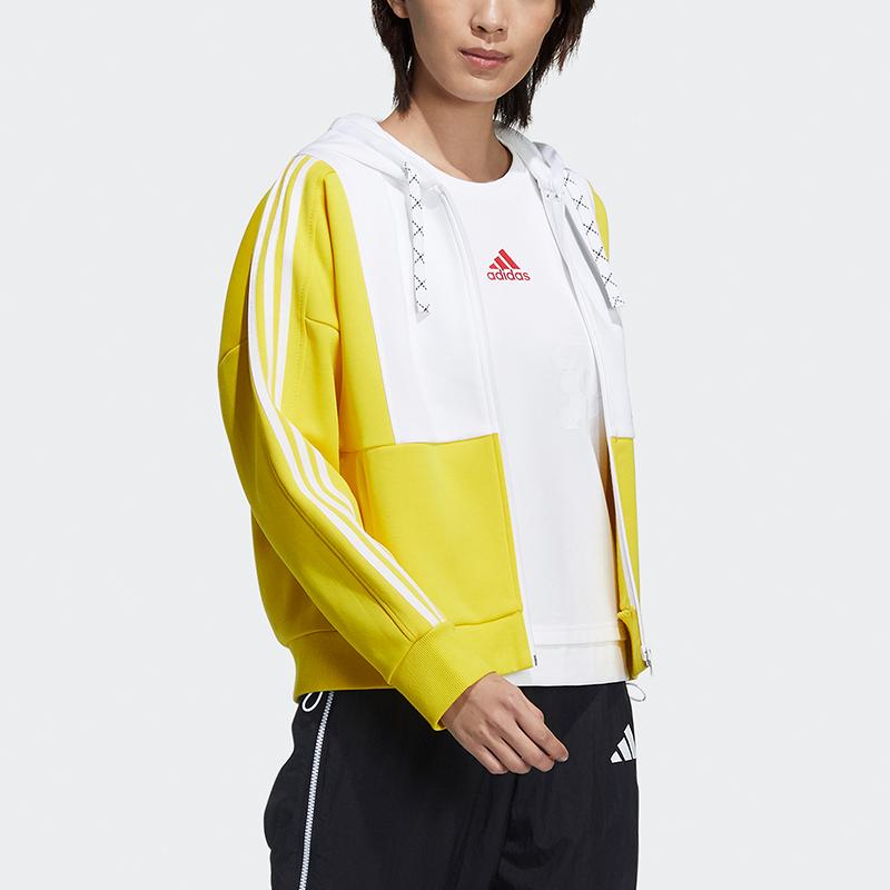 adidas Куртка Str трикотажная спортивная куртка с цветными блоками женские куртки желтые GP0690