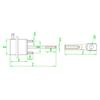 1bar-2.0bar Universal Type Short Rob High Pressure HX35W/HX40W Turbo Actuator/Internal Wastegate Supplier AAA Turbocharger Parts