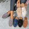 Four Season Women Mules Shoes Soft Flats Slippers Street Leisure Slides Casual Shoe Outdoor Beach Slippers Slip-on Loafers