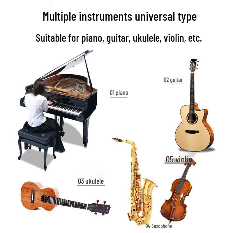 Qmi Universal Mechanical Metronome for Guitar, Violin, Guzheng, & Piano - Beat Counter & Rhythm Machine