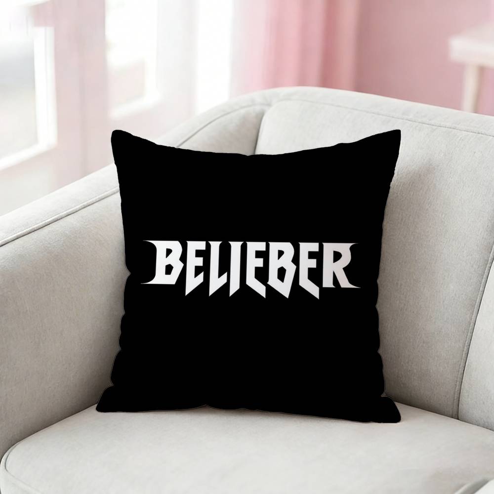Singer cool JJustin Bieber Pillow Case Cushion Cover Throw Pillow Case For Car Sofa