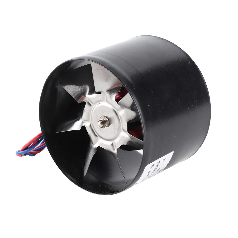 Канальный вентилятор металлический высокоскоростной тихий круглый вытяжной вентилятор для кухни подвала