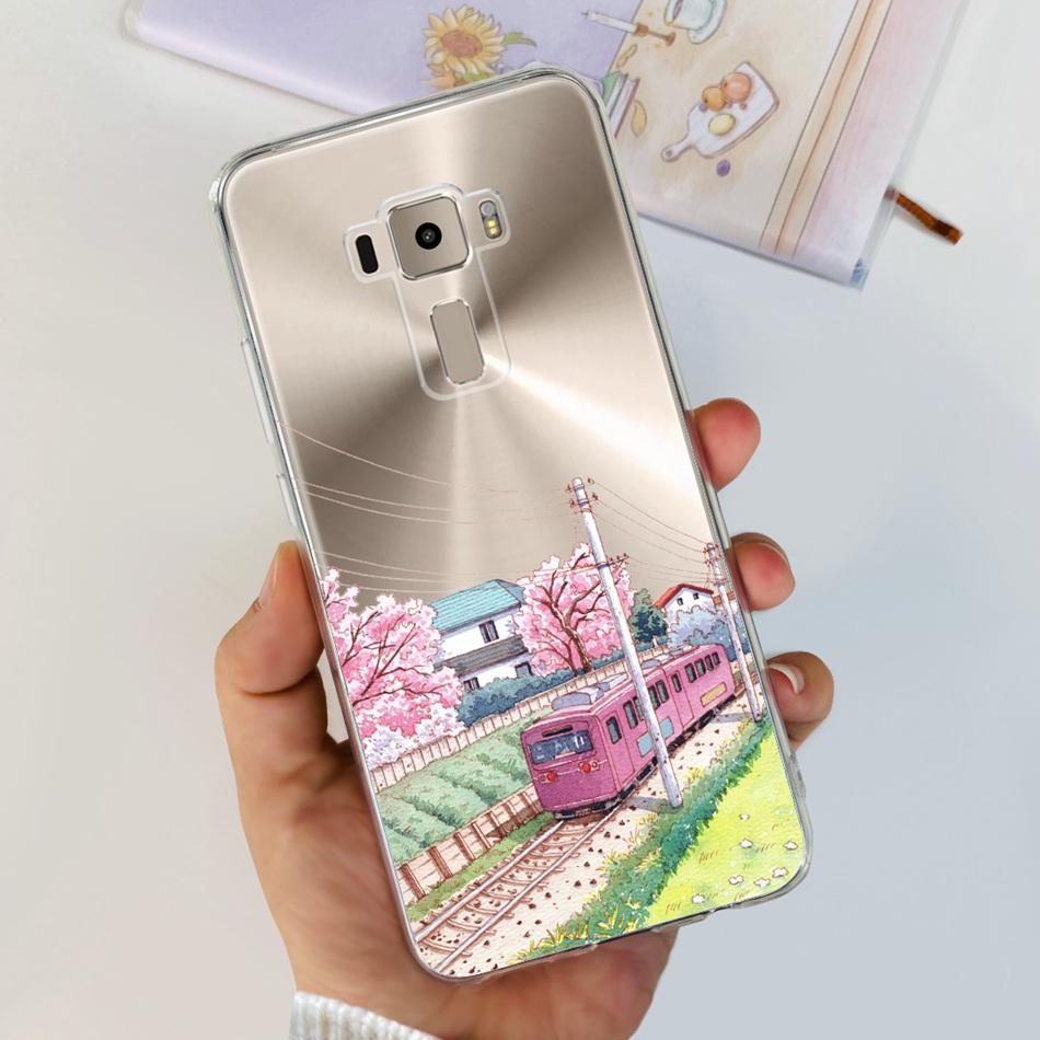 Чехол для Asus ZenFone 3 ZE520KL ZA520KL Asus ZenFone3 Z017D Z017DA Z017DB 5.2" Модный Мягкий Силиконовый TPU Задняя Крышка Телефона
