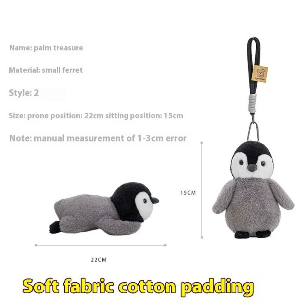 Stuffed Penguin Stuffed Pendant Cartoon Penguin Soft Pillow Penguin Plush Keychain Birthday Gift