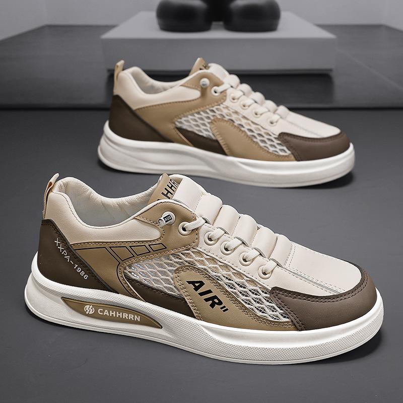 Кеды мужские весна-лето 2025 новая модель без шнурков повседневные универсальные спортивные трендовые мужские туфли на плоской подошве