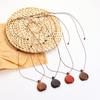 1 шт. Кулон-фляга для вечеринок Деревянное Модное Длинное Ожерелье Повседневные Украшения для Женщин Элегантное Регулируемое Винтажное Этническое