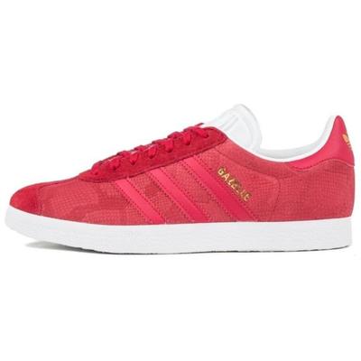 Кроссовки женские Gazelle Bold Red Snakeskin - белые B41656