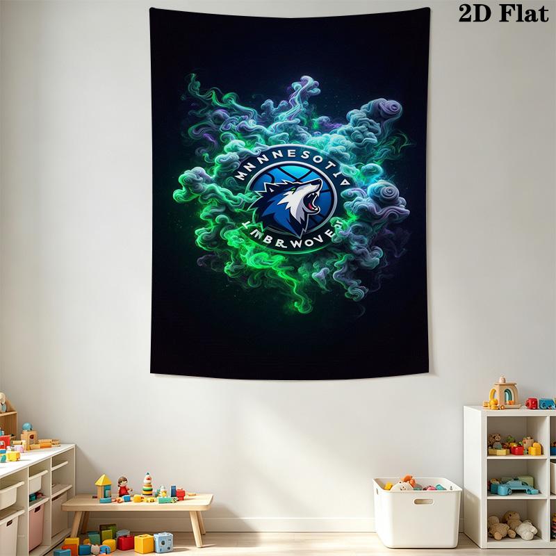 Minnesota Timberwolves Logo Threepiece Set 1 Duvet Cover 2 Pillowcase Without Core Duvet Cover And Pillowcase Christmas Birthday Gift