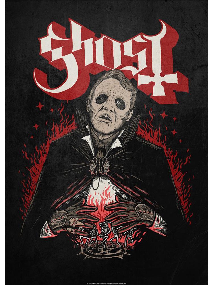 Абстрактные плакаты с группой призраков, картина на холсте, хэви-метал группа, настенная художественная картина для гостиной, кофейни, бара, украшения дома