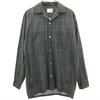 PENNEYS 60s Towncraft Vintage Open Collar Check Pattern Long Sleeve Open Collar Shirt Men's Used