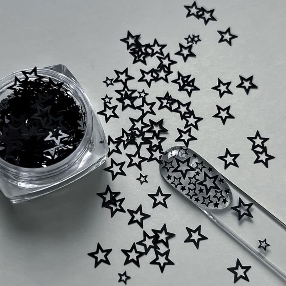 DIY Five-pointed Star Glitter Nail Charms Colorful Sequins Nail Decorations Nail Salon