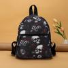 Ghost Skull Print Backpack Computer Laptop Shoulder Bag Halloween Oxford School Bag for Women GirlsTravel Daypack KTY