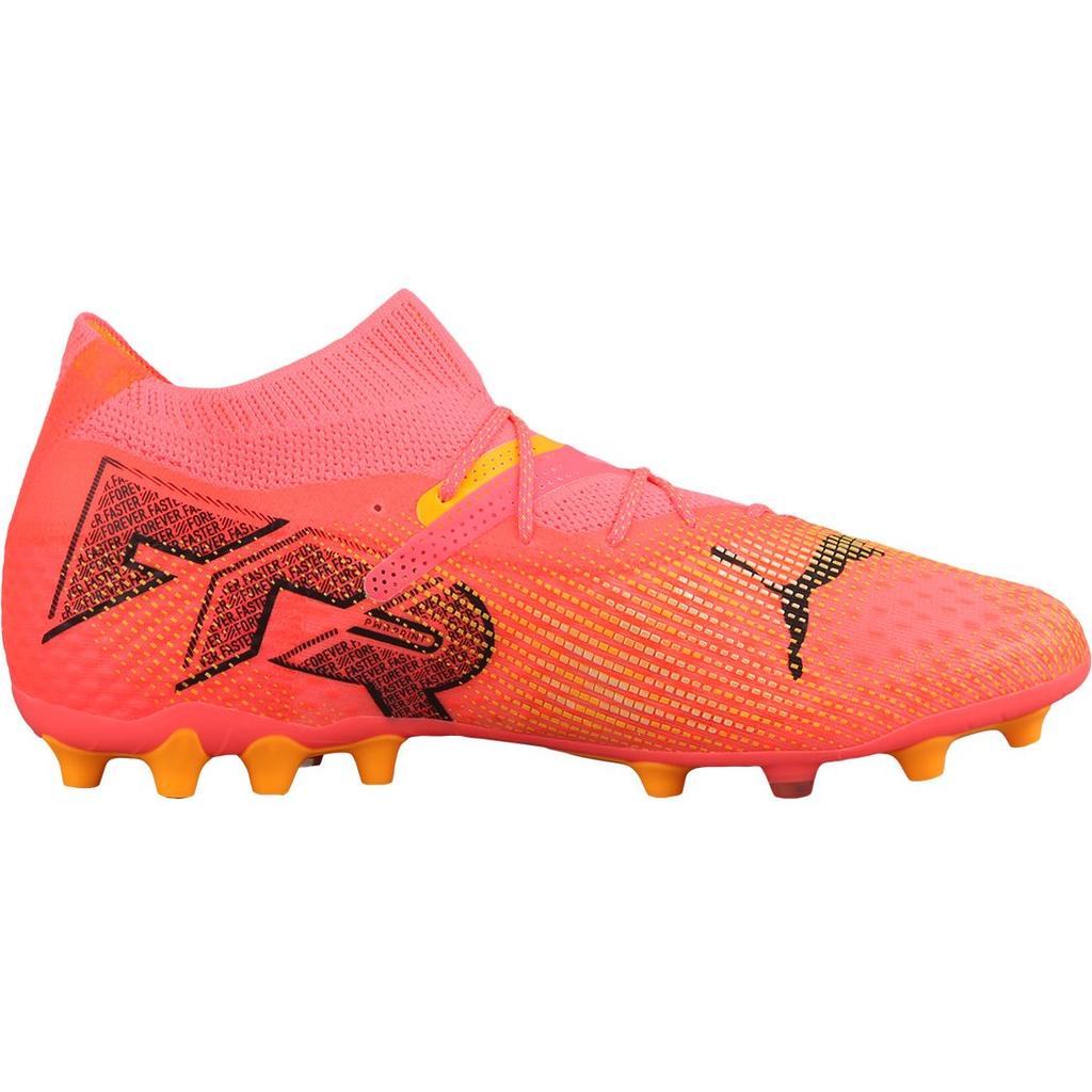Puma Будущее Максимальный Комфорт Защиты от Ударов MG (Резиновые короткие шипы) Прочные футбольные бутсы Унисекс Футбольные бутсы Закатно-красные 107703-03