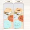 Crab Silicone Cup Covers Heat Resistant Tea Bag Mug Topper Tea Infuser Lid Accessory for Coffee Milk Hot Drinks