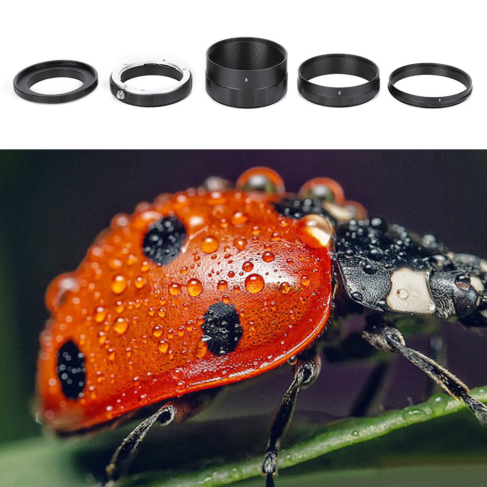 Профессиональный металлический черный макроадаптер-удлинитель для макросъемки, кольцо для макрообъектива для беззеркальной камеры Sony E-mount