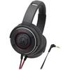 Портативные наушники Audio-Technica SOLID BASS с глубоким басом, Черный/Красный ATH-WS550 BRD