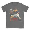 Men Too Many Cats Alert Playing Computer T Shirts  100% Cotton Clothing Casual Short Sleeve Crew Neck Tee Shirt Party T-Shirt