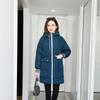 Winter New Korean Version Large Size Coat Cotton Coat Medium and Long Loose Women's Cotton Coat