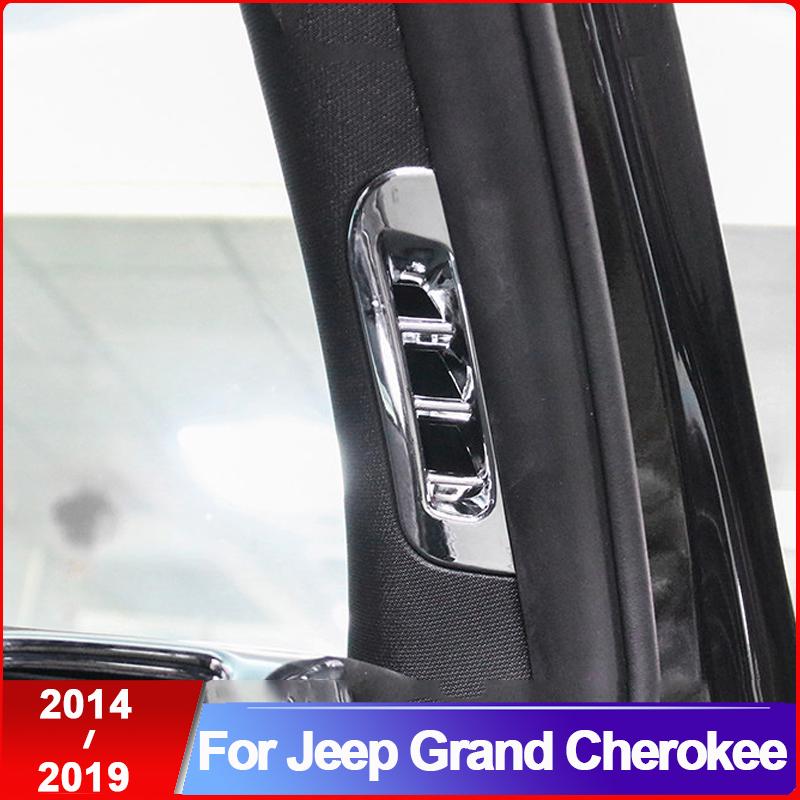 Для Jeep Grand Cherokee 2014 2015 2016 2017 2018 передняя часть автомобиля маленькая декоративная крышка для воздуховода накладки аксессуары для стайлинга автомобиля