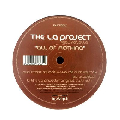 12-дюймовая пластинка LA PROJECT, ROZALLA - All Or Nothing INST005 In.Stinct Recor 2005 UK Танцевальная и Электронная Б/У