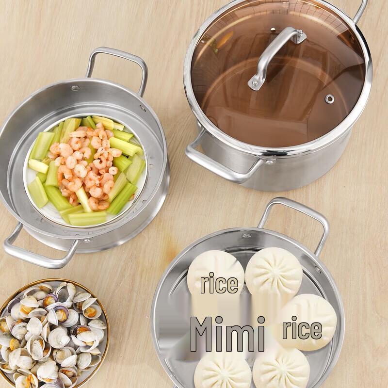 Kangbach 28cm 3-Layer Stainless Steel Steamer Pot