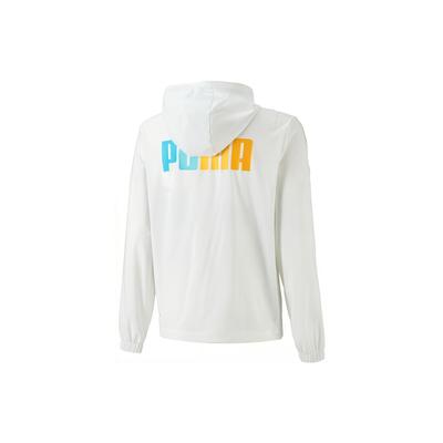 PUMA Full Sleeve Printed Hoodie 'White' Men's 678013-02