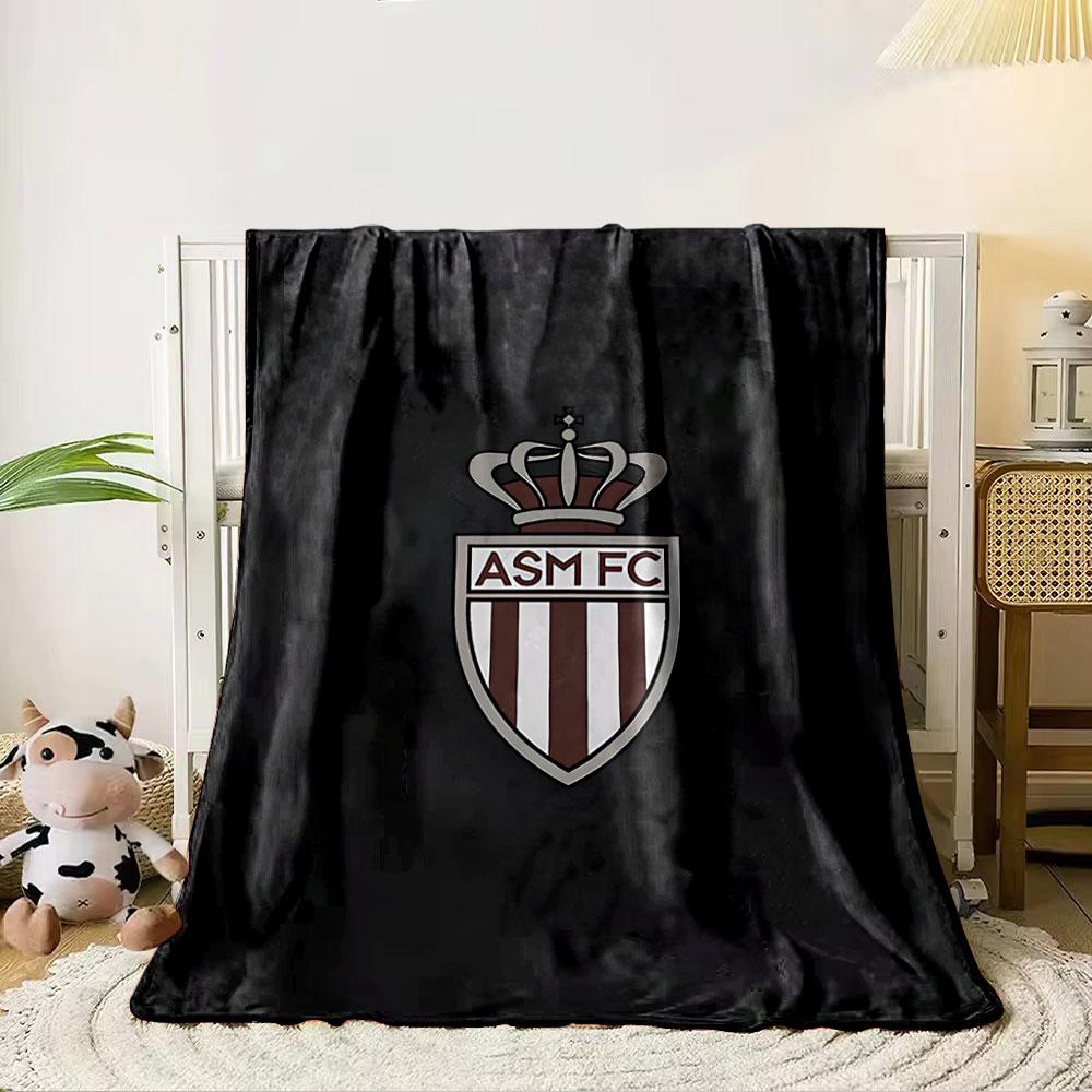 ASM FC Logo Blanket for all seasons blanket lunch break throw gift