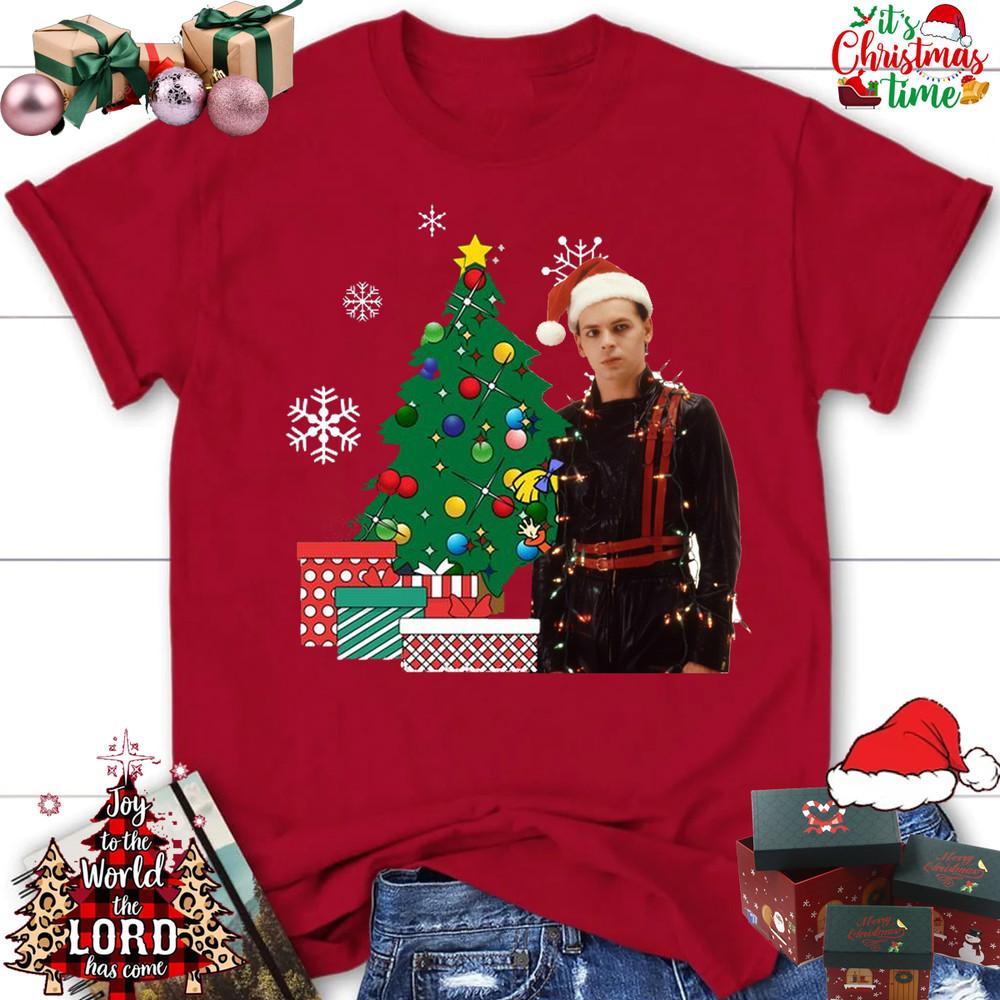 Футболка Gary Numan 'Pine and Christmas' Праздничный Подарок Для Фанатов S-5XL Унисекс