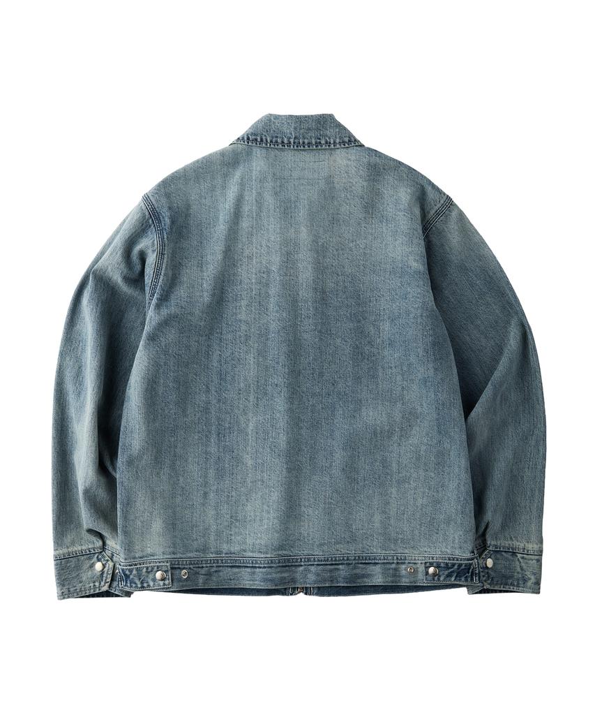Universal Overall [Japan Heritage Line] Cone Denim Zip Up Jacket Light Blue