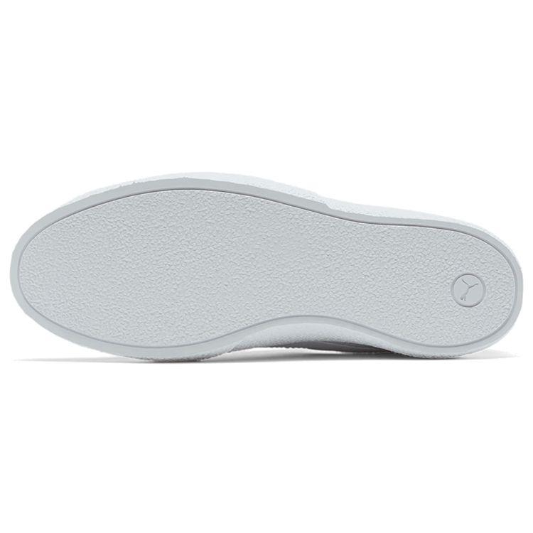 Puma Love Tumble Leather Triple White Women Sneakers 373649-01