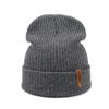 Chunky Knit Beanie Hat for Men And Women Thick Warm Soft Stretchy Wool Acrylic Winter Cap for Girls