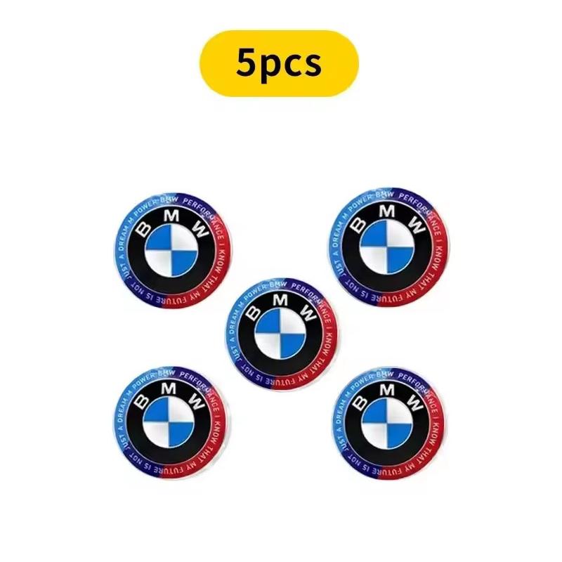 BBJA8 11mm 14mm Car Remote Key Emblem Badge Radio Button Sticker for BMW M Performance E39 E46 E90 E30 E60 E91 E92 F30 F31 Z4 X3 X5 X7