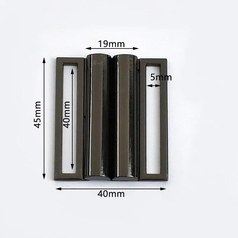 Meetee 1/2/4/5 шт. 30-60 мм Металлическая пряжка для ремня на талию Ленточная лента Регулируемая застежка Пальто Пуховик Ремни Декор Крючки Пряжки Аксессуары