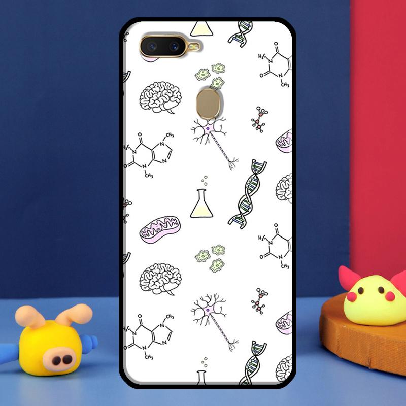 Наука ДНК Химия Чехол Для Oppo A16 A76 A96 A58 A78 A98 A5 A9 A91 A15 A17 A77 A52 A72 A74 A94 A54S A57S Обложка