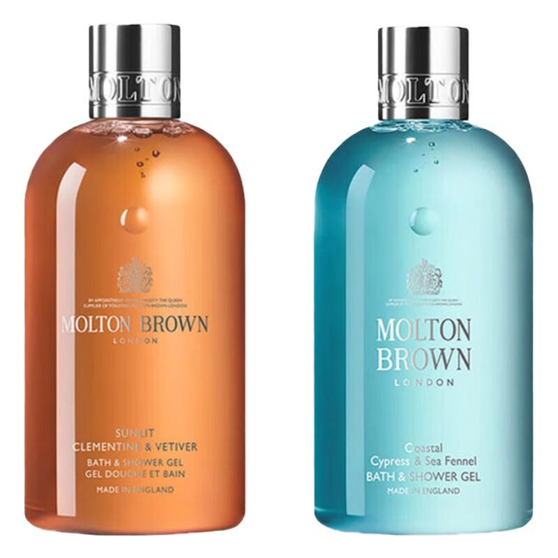 Набор из двух гелей для душа Molton Brown (Залитая солнцем клементина и прибрежный кипарис с морским фенхелем)