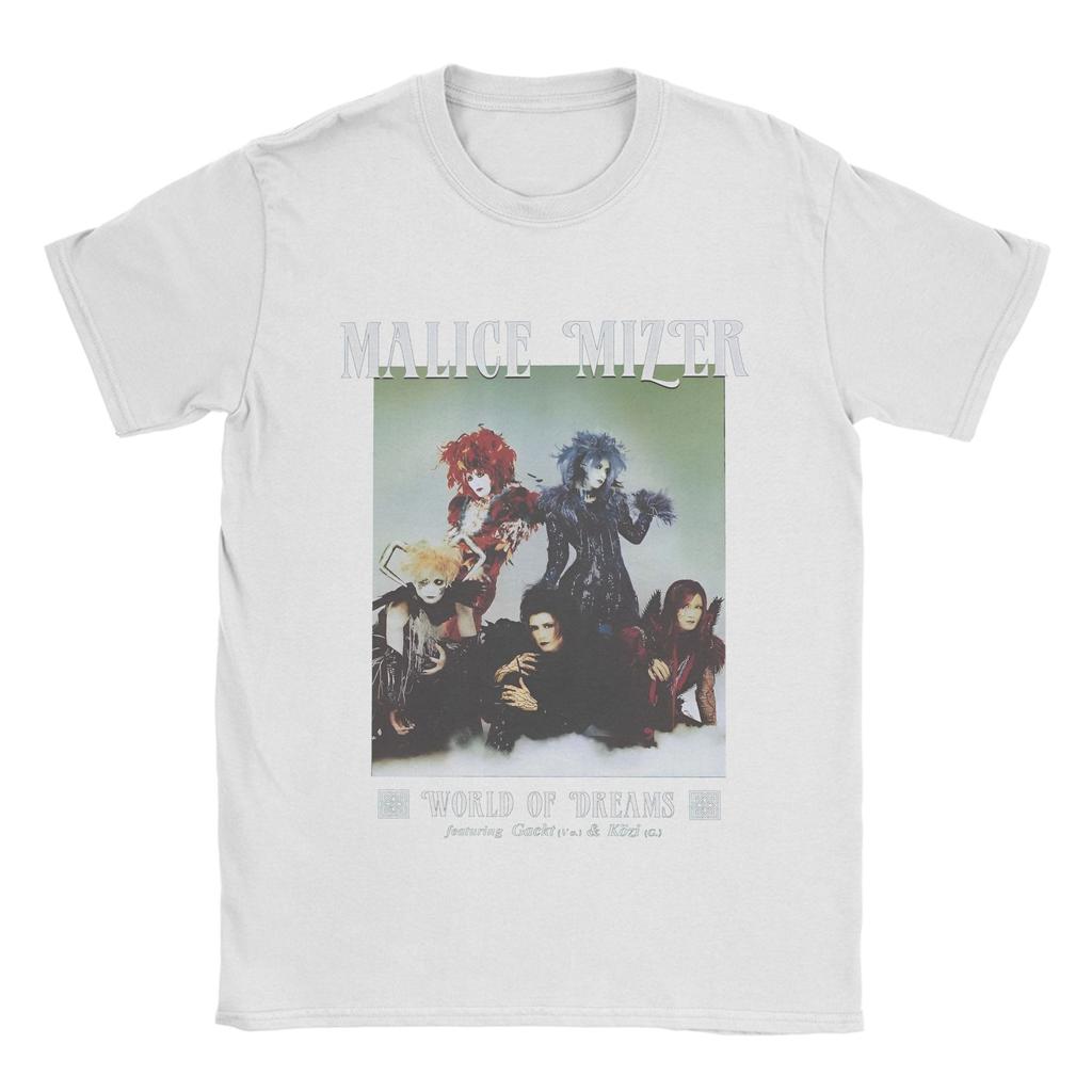 Malice Mizer Мужская футболка Японская рок-группа Crazy Tees Футболка с коротким рукавом и круглым вырезом 100% хлопок Идея подарка Одежда