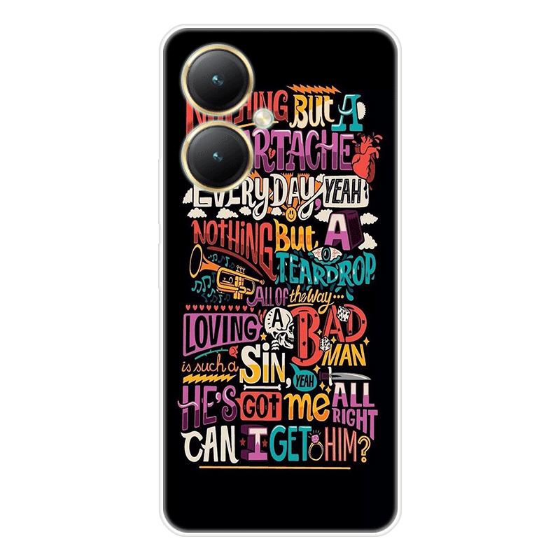 Для Vivo Y27 4G Y 27 5G чехол Мягкая силиконовая задняя крышка Чехол для телефона с рисунком из мультфильма Разнообразие