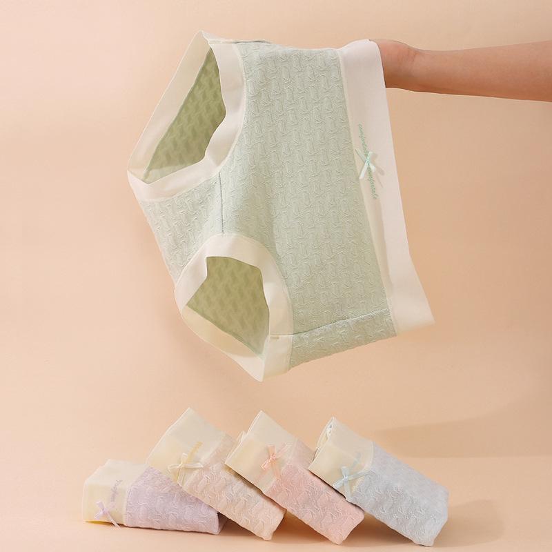 Женские трусы из хлопка 5А, антибактериальное нижнее белье, сексуальные бесшовные трусики со средней высокой талией