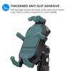 Motorcycle Mobile Phone Holder Shock-Absorbing Anti-Skid 360° Universal Ball-Head Rotating Six-Claw Silica-Fixed Bracket